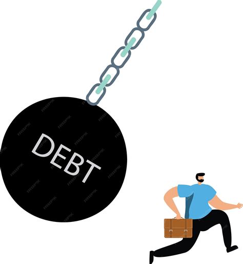 Premium Vector | Debt problem debt problem obligation or financial loan