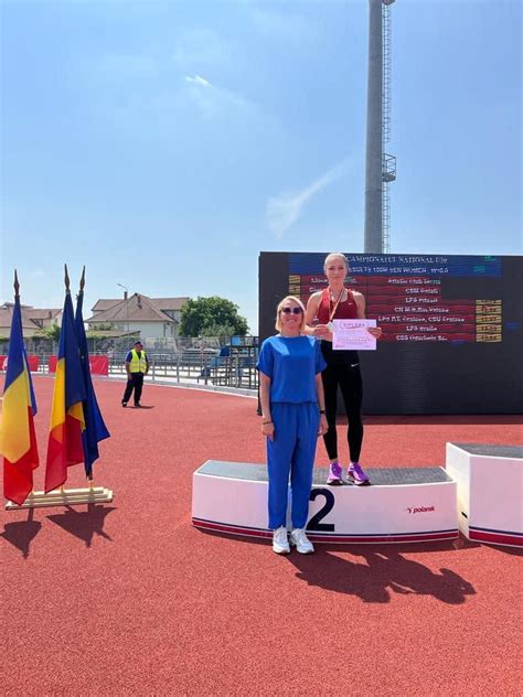 Maria Denisa Capotă vicecampioană națională la U 20 în proba de 400 m