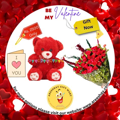 RED TEDDY BEAR AND RED ROSES BOUQUET | Send Gifts To Pakistan | Same Day Delivery In Multan Or ...