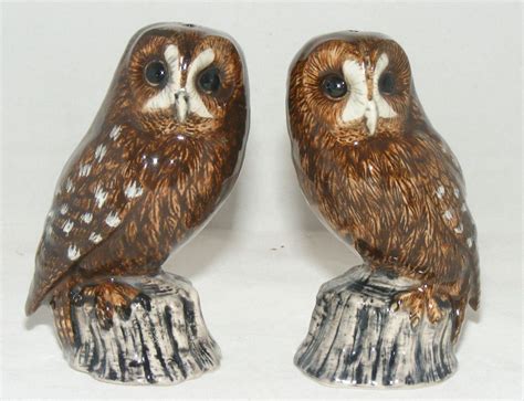 Quail Ceramics Tawny Owls Salt Pepper Set 526