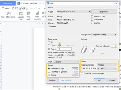 Instructions Of Printing Interface In Wps Writer Wps Office Academy