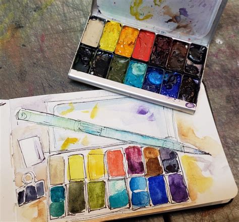 How to set up a watercolor palette – Artofit