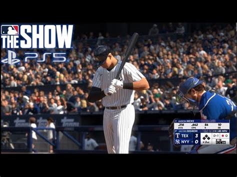 MLB The Show 23 Texas Rangers Vs New York Yankees At Yankee Stadium