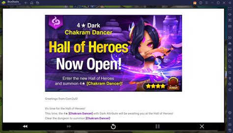 Summoners War Sky Arena Dark Chakram Dancer Hall Of Heroes Announced