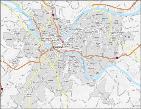 Pittsburgh Neighborhood Map - GIS Geography