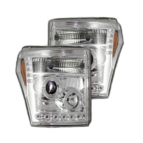 2011 2016 Super Duty Recon Projector Headlights Clear Chrome 264272CL