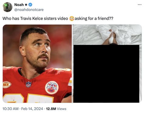 Rumor Of A 'Travis Kelce Sister Video' Spreads On Twitter / X But It ...