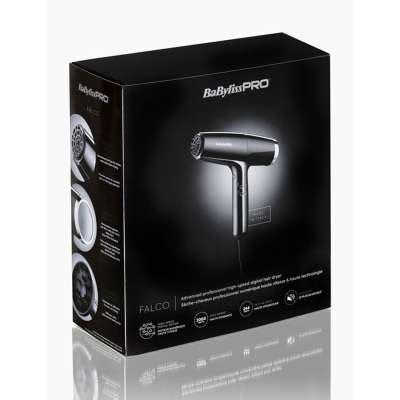 Babyliss Pro Secador Falco Italian High Speed Hairdryer Plata