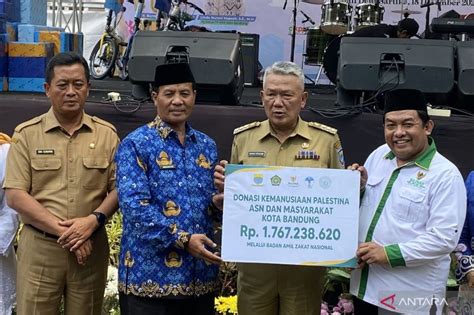 Pemkot Bandung Salurkan Donasi Rp1 7 Miliar Untuk Palestina ANTARA