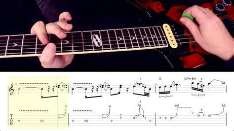 Pink Floyd Comfortably Numb Main Solo Guitar Tabs Youtube