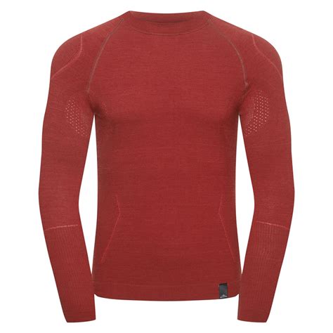 Koszulka Oxiva Merino Longsleeve Men Oaky Red Odzie M Ska