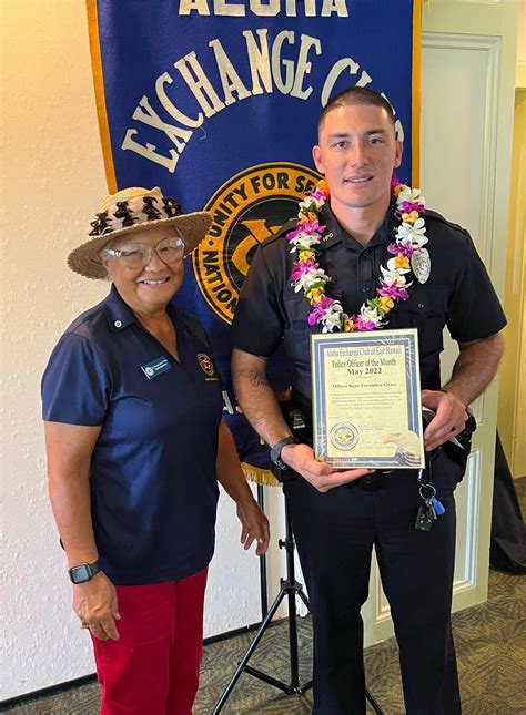 7-27-22 Puna Officer Honored for Role in Finding Lost Child