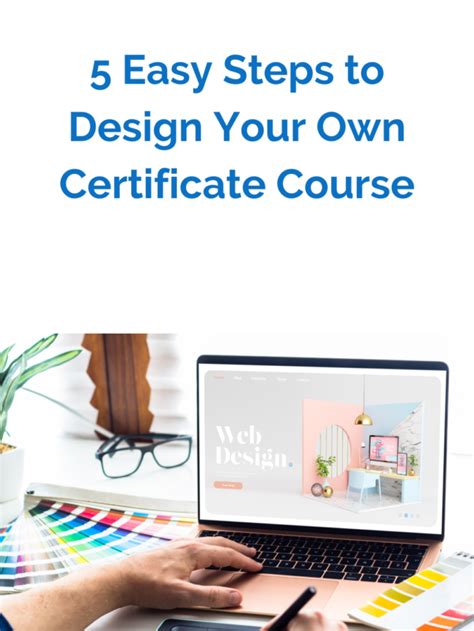 5 Steps To Design Your Own Certificate Course In 2023 Online Skill