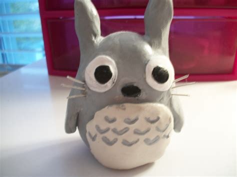 Clay Totoro · A Clay Bear · Art And Weaving On Cut Out Keep