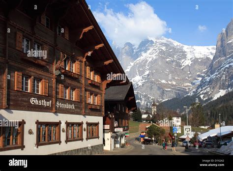 Swiss Hotels Bars And Restaurants Ski Resort Of Grindelwald Swiss