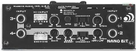 Хроники Магнитолы - Компактный 4-канальный усилитель Massive Audio BX4 ...
