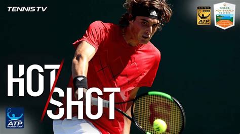 Hot Shot Tsitsipas Turns Defence Into Attack Monte Carlo 2018 Youtube