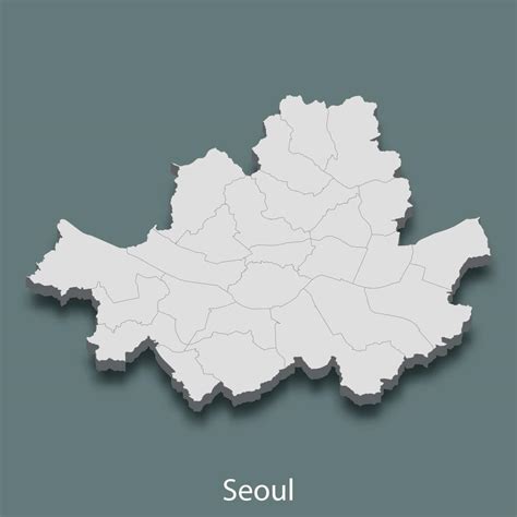 Seoul Map Vector Art, Icons, and Graphics for Free Download