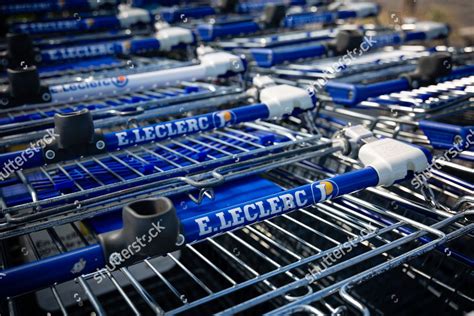 Edouard Leclerc Hypermarket Food Store Varennes Editorial Stock Photo