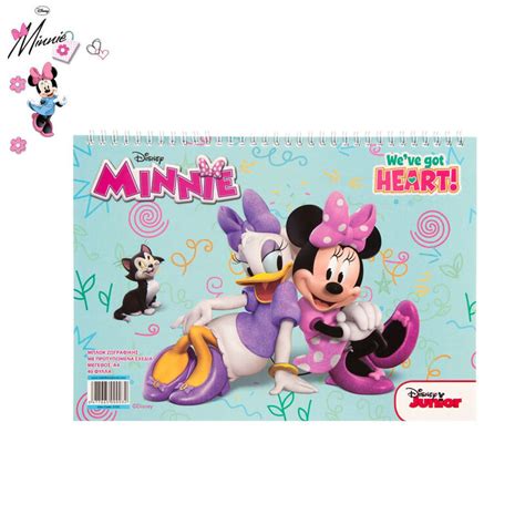 Disney Minnie Mouse Блокче за оцветяване Мини Маус