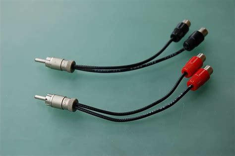 Sme Cinch Stecker X Cinch Buchse Rca Y Adapter F Bi Amping