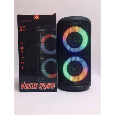 Caixa De Som Bluetooth Super Led Portatil Kts Shopee Brasil