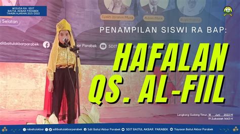 10 Penampilan Hafalan Q S Al Fiil Oleh Ananda Asya Latifa Ilma