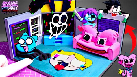 Fnf Making Corrupted Room Fnf Pibby Mod Oswald Gumball Kissy Missy