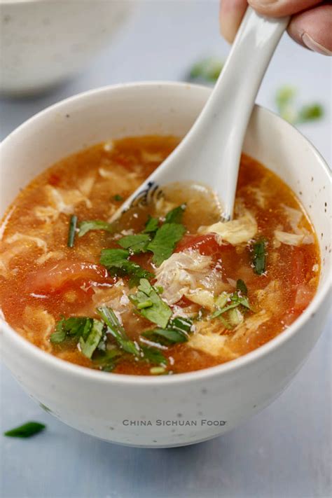 Sweet And Sour Egg Drop Soup 10 Minute Tomato Egg Drop Soup Marion S Kitchen To Cut Back On