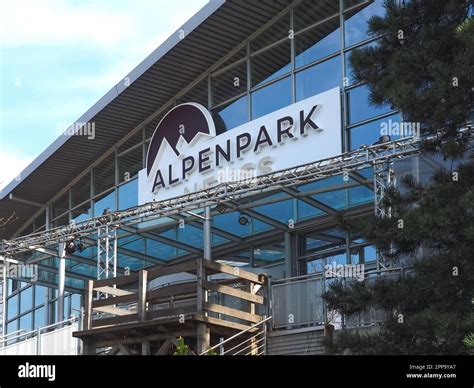 ski hall architecture in the Alpenpark Neuss in Germany with solar ...