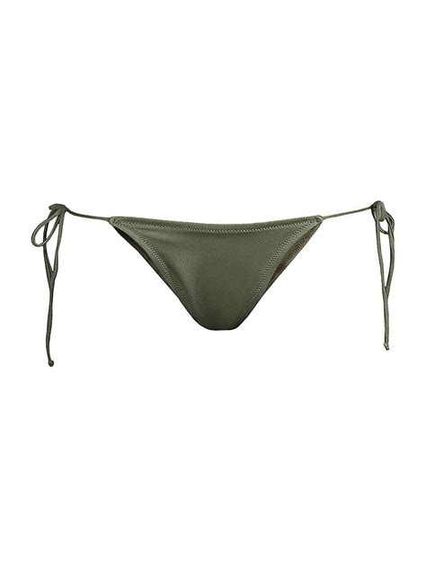 Buy TROPIC OF C Praia String Bikini Bottom Serpentine At 76 Off Editorialist