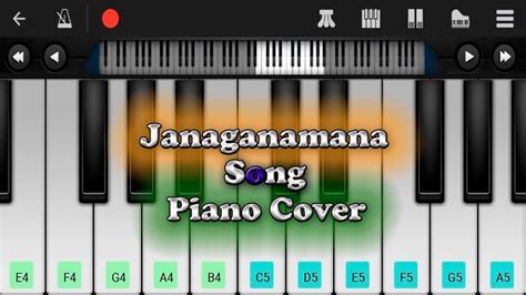 Jana Gana Mana Piano Tutorial With Notes In Perfect Piano YouTube