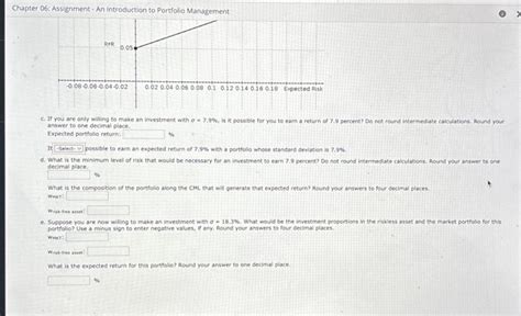 Solved c. Capital market Line D. Capital market Linerisky | Chegg.com