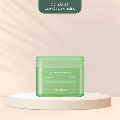 Toner Pad Mediheal Tea Tree Trouble 180ml 100 Pads Shopee Việt Nam