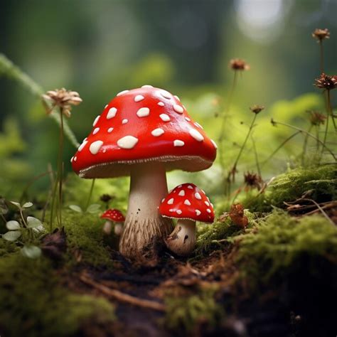 Les Plus Célèbres Images De Champignons Rouges Mignons Ia Générative