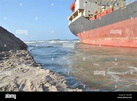 Ran Aground Oil Tanker In Thailand Stock Photo Alamy