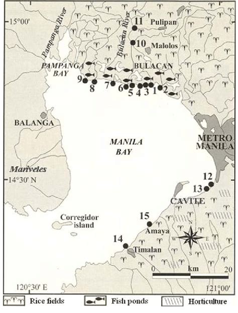 Manila Bay Philippines Map