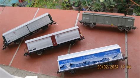 Mod Lisme Ferroviaire Chelle Ho Lot Wagons Sbb Cff Ffs Eur