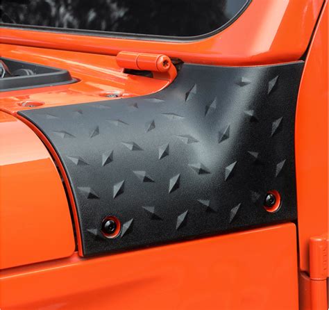 Fit For Jeep Wrangler JL 2018-2020 Black Armor Cowl Cover Hood Body ...