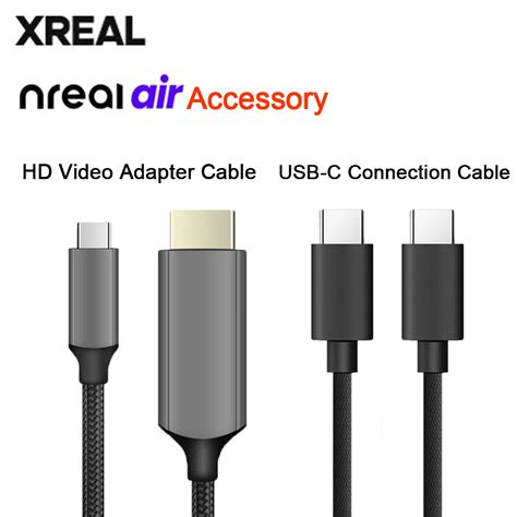 New Nreal Air Smart Xreal Ar Glasses Hd Video Adapter Cable And Full Function Usb C Connection