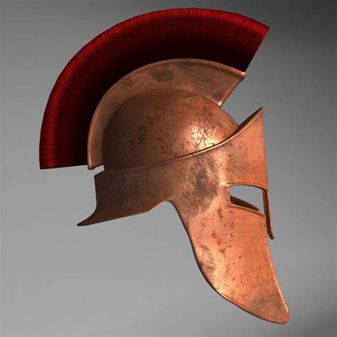 Spartan Helmet 3d Model 13 Unknown 3ds Fbx Max Obj Free3d