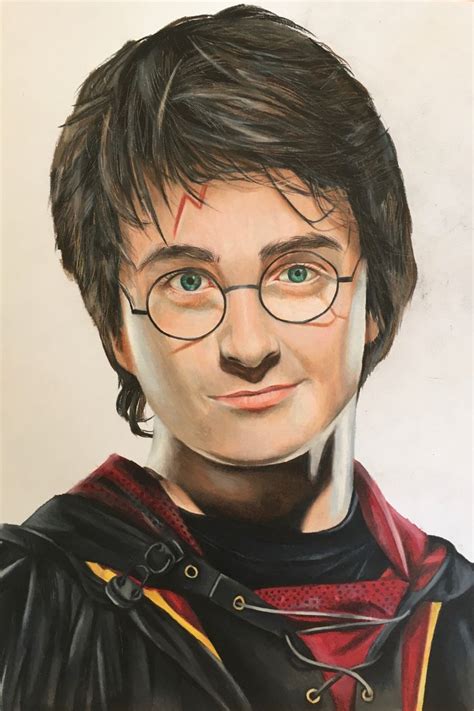 Realistic drawing of Harry Potter | Harry potter colors, Harry potter ...