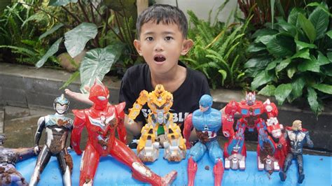 Ali Berburu Mainan Ada Ultraman Ali Vlog Youtube