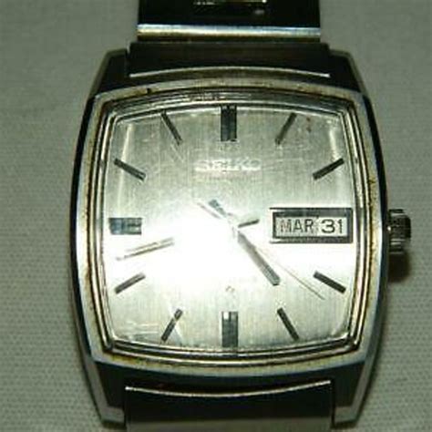 Vintage Seiko Automatic 25 Jewel Mens Wristwatch 5606 5000 Original