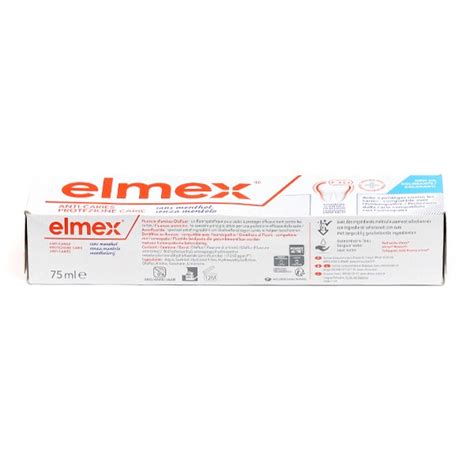 Elmex Dentifrice Sans Menthol Compatible Traitement Hom Opathique