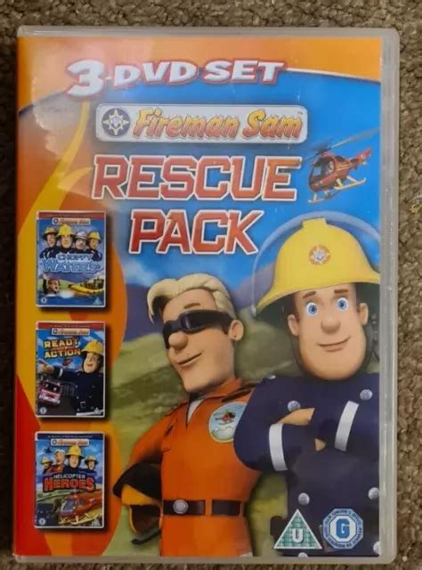 Fireman Sam Rescue Pack Triple Pack Dvd Pre Owned