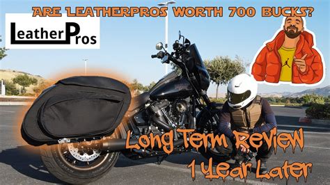 Long Term Review On Leather Pros Saddlebags Year Later With My