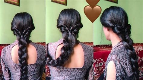 1 Minute Hairstyle 😲 Ready To Go Hairstyle 😧 Viralvideos Hairstyletutorial Youtube