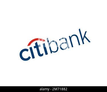 Citibank Logo White Background Stock Photo Alamy