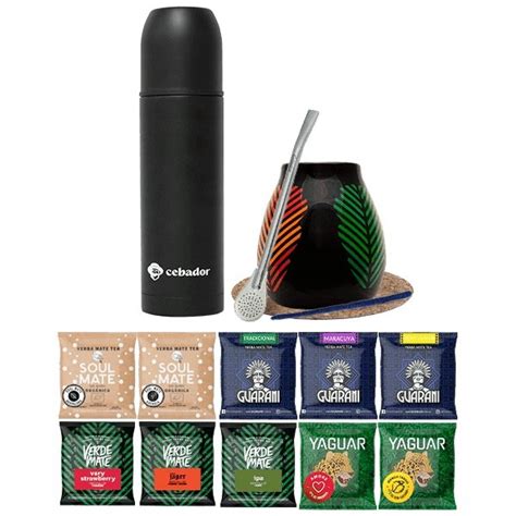 Zestaw Yerba Mate 500g 10x50g Yerbomos AllInOne Guarani Sklep